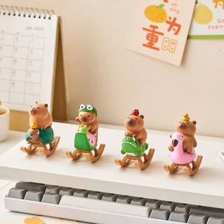 흔들림 마카피바라 창의 복어 피규어 스트레스 해소 치유계 탁상 진열품 블