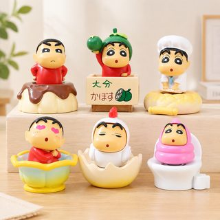 짱구는 못말려 돌려돌려 랜덤박스 피규어 데스크테리어 장식 귀여운 장난