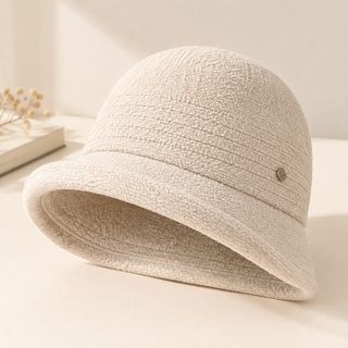 단색 심플 와이드챙 버킷햇 롤업 벙거지 모자 봄가을 데일리 복고풍 프리사