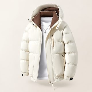 디구스토이 2026 남성 중장기장 후드 패딩 코트 빅사이즈 L-8XL 겨울 두꺼운