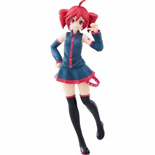 스탠딩 POP 액센트 TETO 가상 가희 핸드메이드 미소녀 장식품 2차원 피규어 섀