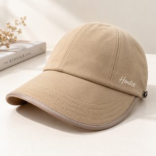 여성 빅챙 야구모자 얼굴 작아 보이는 방풍 보온 가을 겨울 데일리 출근룩