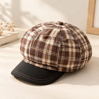 빈티지 백합 영륜풍 팔각 모자 격문 문예 소청신 모자 자녀 달콤하고 귀엽다 얼굴 작은 신문 동모