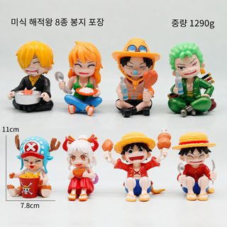 해적 항해왕 Q판 미식 좌자로 비소 륭산 치나미 피규어 모형 차량용 장식품