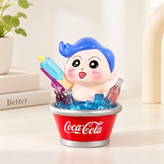 여름이랑 왔어요 블라인드 박스 수지 공예품 만화 피규어 수지 블라인드 박