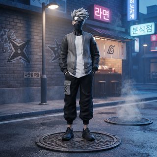 화영 닌자 붐표 카카시 애니메이션 붐 놀이 주변 2차 GK 데스크톱 피규어 장