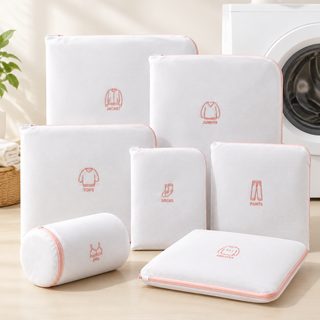 세탁기 세탁망 촘촘한 두꺼운 메쉬 의류 속옷 니트용 지퍼 세탁 주머니