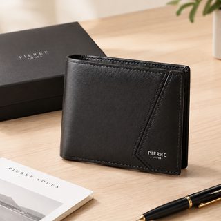 비즈니스 캐주얼 쇼트 지갑 멀티 카드 슬림 RFID 도난 방지 브러시 지갑 클래