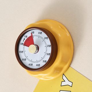 아동 학생 학습용 시각화 카운트다운 시간관리 회전식 기계식 책상 타이머