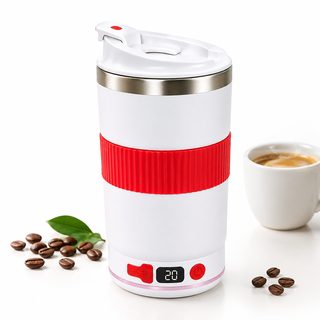 충전식 자동 믹싱컵 자석 회전 스테인리스 커피컵 300ml