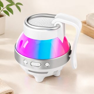 휴대용 미니 블루투스 스피커 RGB 무드등 USB 충전 손잡이형