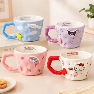 캐릭터 도자기 머그컵 530ml 대용량 손잡이 커피잔 생일 선물
