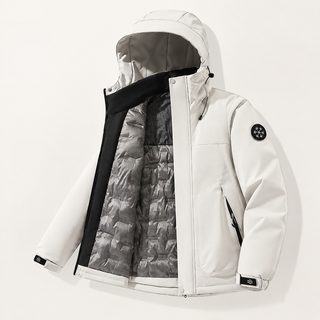 冬季新款户外休闲石墨烯衣聚热保暖衣防风防水男外套登山服袄