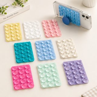 마그네틱 흡입판 귀엽고 세련된 백합강 마그네틱 실리콘 핸드폰 브래킷 다