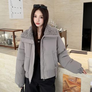 여성 겨울 반짝이 후드 솜패딩 재킷 캐주얼 출퇴근 아우터