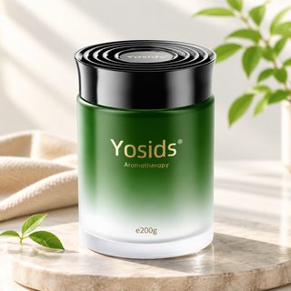 차량용 고체 방향제 은은한 향 유리용기 거치형