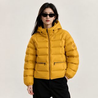 여성 겨울 숏패딩 후드 솜패딩 두꺼운 루즈핏 보온 외투