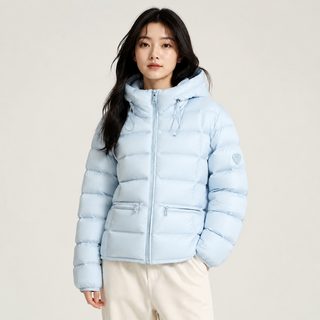 신상 후드 갈비 슈크림 면복 여자 키 작다 두껍다 보온 솜옷 한국판 헐렁헐렁한 솜저고리 외투