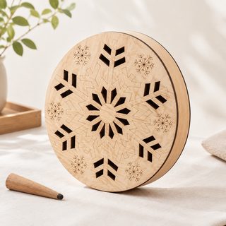 계곡물 소리 힐링 드럼 휴대용 명상 타악기 20cm
