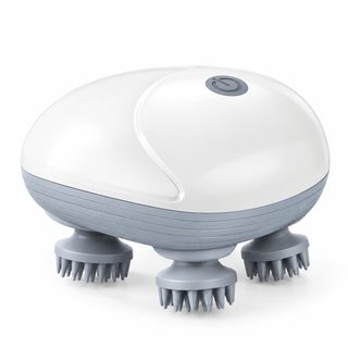 USB 충전식 전동 두피 마사지기 2단계 회전 지압 안마기