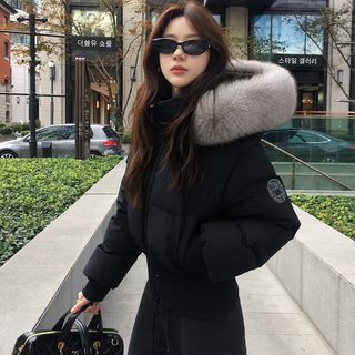 2026 겨울 여성 숏패딩 두꺼운 보온 후드 퍼카라 탈부착 슬림핏 데일리 점퍼