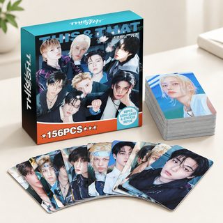 156张明星小卡STRAYKIDS专辑THIS&THAT应援照片装饰卡贴纸LOMO卡