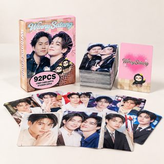 现货批发92张明星小卡WinnySatang周边行李箱贴纸照片卡LOMO卡片