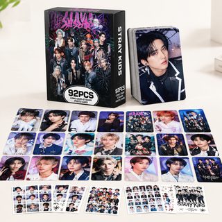 92张小卡STRAYKIDS总链专辑周边三寸照片卡流浪小孩贴纸LOMO卡片