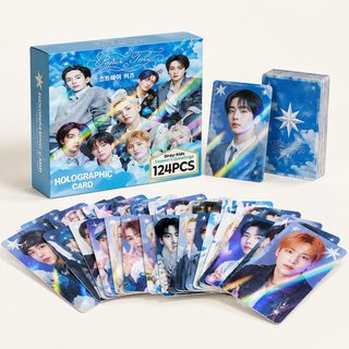 现货124张镭射卡STRAYKIDS Season’sGreetings闪卡明星LOMO卡片