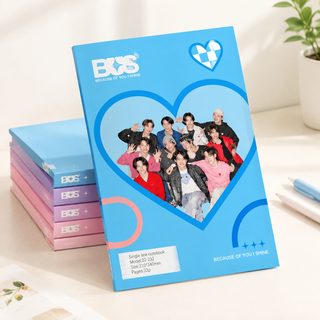 现货32p明星周边BUS LINGORM单行笔记本学生日记本软抄本作业本薄