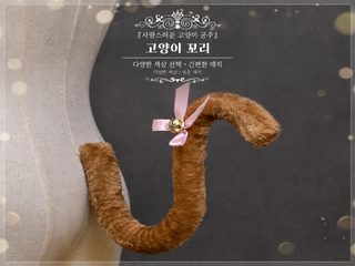 머리 대신 귀여운 롤리타 짐승 귀 짐승 꼬리 액세서리 캣우먼 코스프레 하