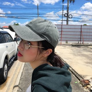 한국판 캐주얼 백합 낡은 야구모자 워싱 데님 순색 오리털모자 여자 빈티지 차양모 힙합모자 남자