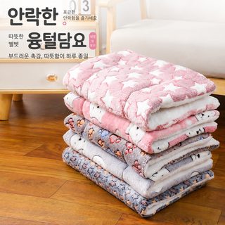 두꺼운 겨울용 강아지 고양이 방석 미끄럼 방지 보온 펫매트