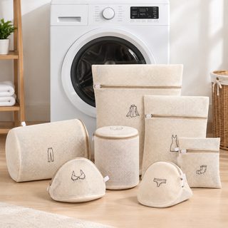 안드야 160g 두꺼운 샌드위치 망사 세탁망 속옷 브라 변형 방지 세탁주머니 6