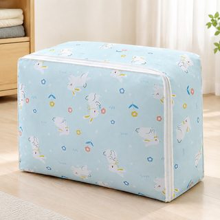 PEVA 지퍼형 이불 수납가방 대형 옷 정리 이사 포장 여행용 가방