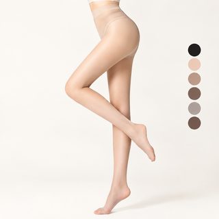 보나스'민낯'피부색 스타킹 얇은 여성 여름 바짓가랑이 빠지지 않는 투명
