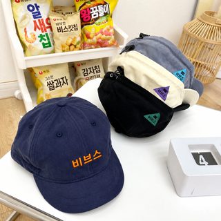 심플한 일본계 복고 짧은 처마 부드러운 오리 혀 모자 남자 여자 한국판 길