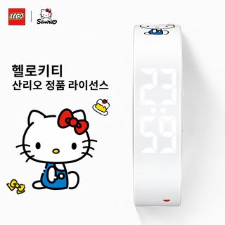 正港三丽鸥凯蒂猫智能运动手环学生女孩多功能手表震动闹钟电子表