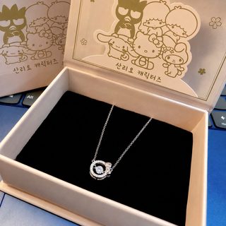 三丽鸥HelloKitty项链女s925银轻奢小众精致高级感锁骨链生日礼物