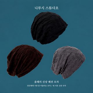 왕홍폭가 모자녀 춘추백승 산후모 얇은 포두모 한국판 조일계 더미 모자 큰