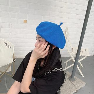 니뤄스 여성 여름 얇은 통기성 팔각 베레모 화가모자 와이드 챙 복고풍 모