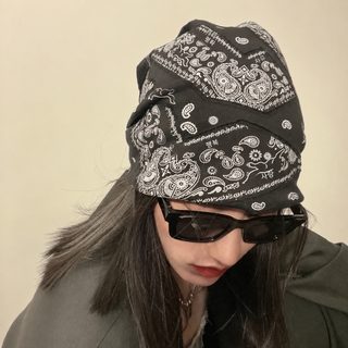 사계절 얇은 유행 더미 모자 자녀 한국판 ins 빈티지 캐슈넛 꽃 커버 모자 남자 쇼핑 패션 모자