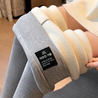 打底裤女外穿春秋磨毛高腰紧身秋裤冬季羊羔绒加绒加厚保暖棉裤子