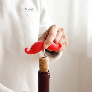 맞춤형 와인 병따개 개성 술집 식당 냉장고 부착 실리콘 모의 병따개 청과