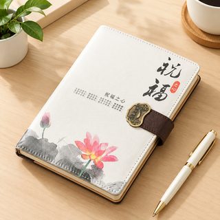 A5 인조가죽 자석버클 비즈니스 노트 회의 기록 다이어리