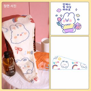 맞춤형 드라이 헤어 모자 코랄 벨벳 목욕 모자 디지털 프린트 수건 목욕 수
