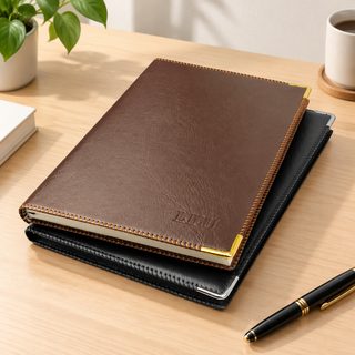 B5 인조가죽 비즈니스 노트 200페이지 80g 미색지 북마크