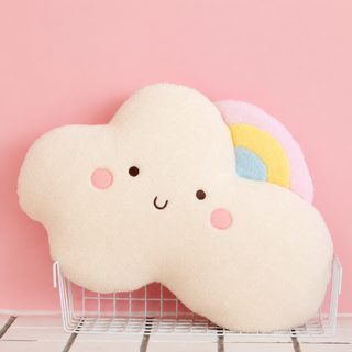 별하늘 시리즈 쿠션 하트 달 벨벳 쿠션 여학생 다다미 창문 소파 쿠션 사진