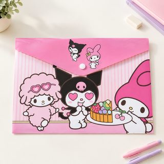 대집합 단추주머니 PC개 쿠루미 소백서류봉투 학생캐릭터 A4 시험지 수납주