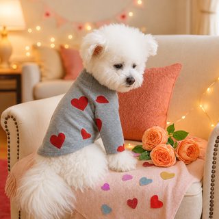PETCIRCLE 펫 서클 펫 옷 강아지 고양이 집 양발 테디 비숑 밸런타인데이 레깅